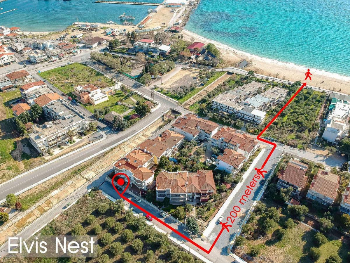Appartamento Elvis Nest Nea Moudania Esterno foto